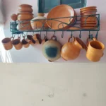 ওয়াল মাউন্ট পাতিল ও কাপ  স্ট্যান্ড (12 হুক)